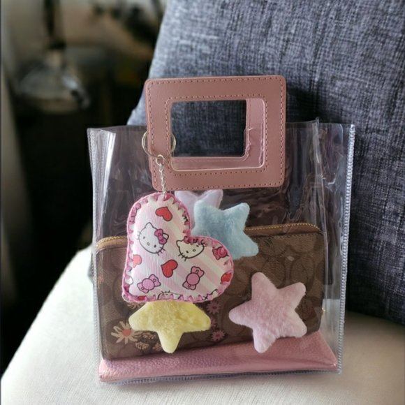 Light Color Stars Clear Bag - Picture 2 of 3